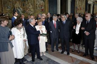 Il Presidente della Repubblica incontra il Consiglio di Presidenza, il Consiglio Direttivo ed i candidati ai Premi David di Donatello 2006