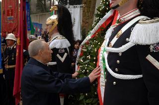 Cerimonia commemorativa del 62° anniversario dell'eccidio delle Fosse Ardeatine