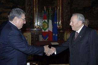 S.E. Sig. Eudoro Jaen Esquivel, nuovo Ambasciatore di Panama: presentazione Lettere Credenziali, Palazzo del Quirinale