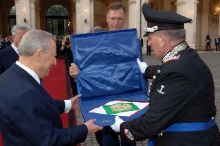 Commiato del Presidente Carlo Azeglio Ciampi al termine del settennato, Palazzo del Quirinale