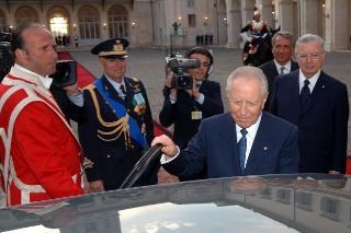 Commiato del Presidente Carlo Azeglio Ciampi al termine del settennato, Palazzo del Quirinale