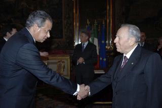 S.E. Sig. Mohammed Ashraf Gamal Eldin Rashed, nuovo Ambasciatore dell'Egitto: presentazione Lettere Credenziali, Palazzo del Quirinale