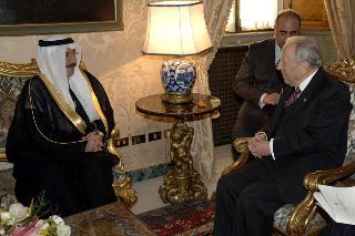 S.E. Sig. Mohammed Ibrahim A. Al Jarallah, nuovo Ambasciatore dell'Arabia Saudita: presentazione Lettere Credenziali, Palazzo del Quirinale