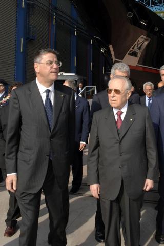 Visita del Presidente della repubblica Carlo Azeglio Ciampi alla città di Livorno