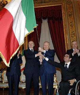 Incontro del Presidente della Repubblica con gli Atleti vincitori di medaglie ai Giochi Olimpici e Paralimpici Invernali di Torino 2006