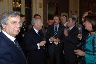 Incontro con i giornalisti accreditati presso il Quirinale, in occasione della fine del settennato, Palazzo del Quirinale