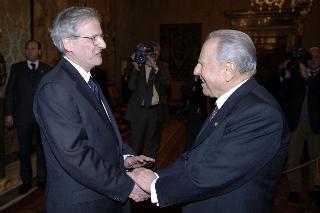 Incontro con il Presidente della Repubblica di Ungheria, S.E. il Signor László Sólyom