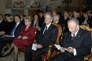 Incontro con il Presidente della Repubblica di Ungheria, S.E. il Signor László Sólyom