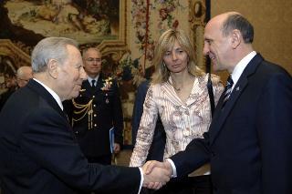 Incontro con il Presidente della Bosnia Erzegovina, S.E. il Signor Sulejman Tihic
