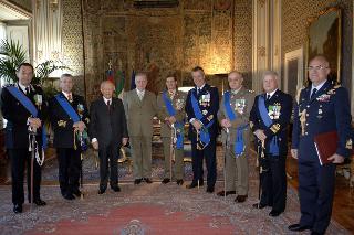 Incontro del Presidente della Repubblica Carlo Azeglio Ciampi con i vertici delle Forze Armate, Palazzo del Quirinale
