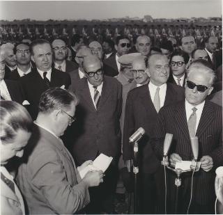Rientro del Presidente Gronchi dal viaggio in Iran, Aeroporto di Ciampino
