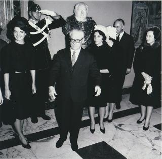 Incontro con la consorte del Presidente degli Stati Uniti d'America, Signora Jacqueline Kennedy