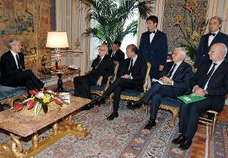 Il Presidente Giorgio Napolitano a colloquio con il Presidente della Repubblica di Serbia, Boris Tadic