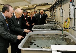 Il Presidente Napolitano visita la Stazione Zoologica &quot;Anton Dohrn&quot;