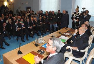 Il Presidente Giorgio Napolitano al convegno organizzato dall'Istituto Universitario Europeo in occasione della inaugurazione della nuova sede degli Archivi Storici UE