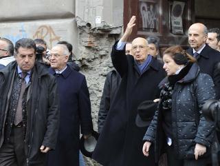 Il Presidente Giorgio Napolitano in visita alla città di Napoli
