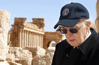 Il Presidente Giorgio Napolitano visita il sito archeologico di Palmira