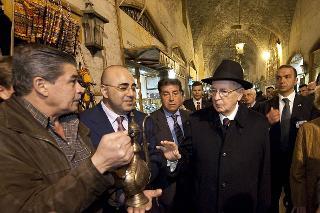 Il Presidente Giorgio Napolitano in visita alla Cittadella