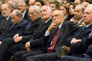 Il Presidente Giorgio Napolitano durante il convegno &quot;Pietro Nenni un socialista per la Repubblica&quot;
