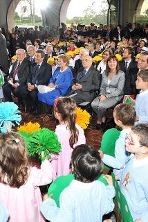 Il Presidente della Repubblica Giorgio Napolitano alla celebrazione della Festa di Primavera