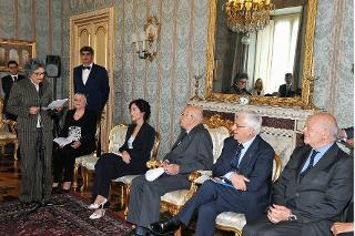 Il Presidente Giorgio Napolitano nel corso dell'incontro con i rappresentanti di alcune associazioni partecipanti alla VI Giornata mondiale contro l'omofobia