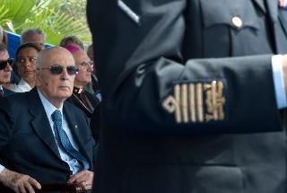 Il Presidente Giorgio Napolitano alla Festa della Marina Militare
