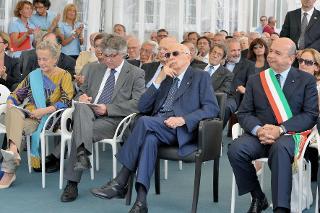 Il Presidente Giorgio Napolitano all' inaugurazione della nuova sede della Scuola Internazionale Superiore di Studi Avanzati