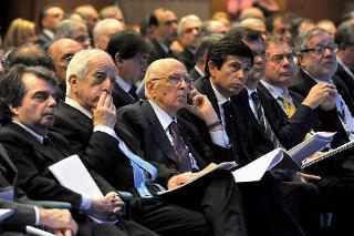 Il Presidente Giorgio Napolitano all'Assemblea Annuale dell'Associazione Bancaria Italiana nel 50° anniversario della sua costituzione