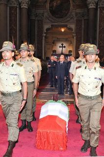 Il Presidente Giorgio Napolitano e le più Alte Cariche dello Stato alle esequie solenni dei militari italiani caduti in Afghanistan
