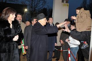 Il Presidente Napolitano al Museo Cervi