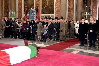 Il Presidente della Repubblica Giorgio Napolitano ai Funerali solenni del Capitano Massimo Ranzani caduto nell'attentato di Kandakar in Afghanistan