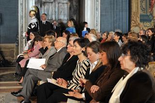 Il Presidente Giorgio Napolitano alla celebrazione della Giornata Internazionale della Donna