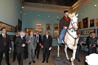 Il Presidente Giorgio Napolitano all'inaugurazione del nuovo Museo Nazionale del Risorgimento