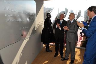 Il Presidente Giorgio Napolitano all'inaugurazione del Museo Nazionale dell'Automobile
