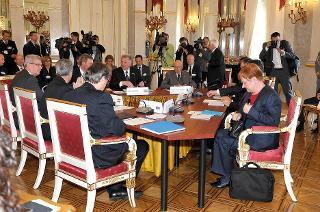 Il Presidente Giorgio Napolitano al vertice informale dei Capi di Stato dell'Arraiolos Group &quot;Uniti per l'Europa&quot;