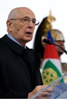 Il Presidente Giorgio Napolitano rivolge il suo indirizzo di saluto in occasione della ricorrenza del 66° anniversario della Liberazione