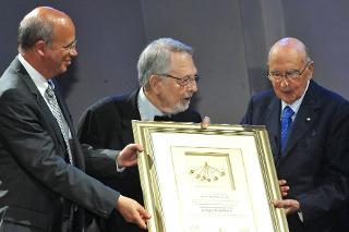 Il Presidente Giorgio Napolitano riceve il &quot;Premio Dan David&quot;