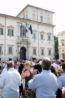 Apertura al pubblico dei Giardini del Quirinale in occasione della Festa Nazionale della Repubblica nel 150° anniversario dell'Unità d'Italia