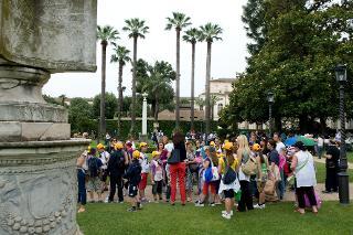 Apertura al pubblico dei Giardini del Quirinale in occasione della Festa Nazionale della Repubblica nel 150° anniversario dell'Unità d'Italia