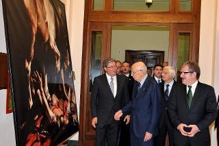 Il Presidente Giorgio Napolitano in occasione della cerimonia &quot;Cento anni di Viminale&quot;