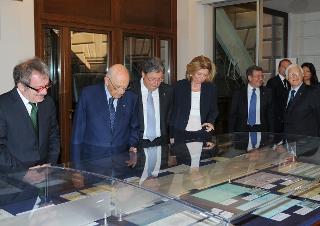 Il Presidente Giorgio Napolitano al Ministero dell'Interno in occasione della celebrazione &quot;Cento anni di Viminale&quot;