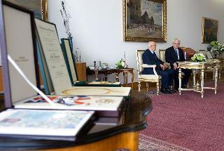 Il Presidente della Repubblica Giorgio Napolitano con il Presidente della Repubblica di Croazia Ivo Josipovic