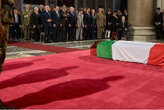 Un momento dei Funerali solenni del Primo Caporal Maggiore David Tobini, caduto nell'attentato in Afghanistan