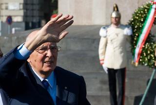 Il Presidente Giorgio Napolitano in Piazza Garibaldi