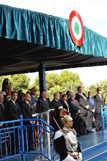 Il Presidente Giorgio Napolitano al Sacrario dei Caduti d'Oltremare in occasione della ricorrenza del Giorno dell'Unità Nazionale e della Giornata delle Forze Armate