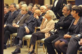 Il Presidente Giorgio Napolitano nel corso del Convegno: &quot;L'Italia civile di Carlo Arturo Jemolo il grande giurista a 120 anni dalla nascita e a 30 anni dalla scomparsa&quot;