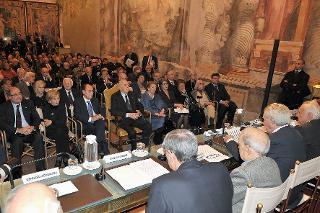 Il Presidente Giorgio Napolitano in occasione del Convegno &quot;Paolo Bufalini e la costruzione dell'Italia democratica&quot;