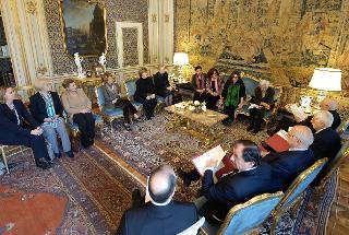 Il Presidente Giorgio Napolitano in occasione dell'incontro con una rappresentanza di Associazioni promotrici dell'&quot;Accordo di azione comune per la democrazia paritaria&quot;