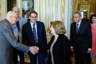 Il Presidente Giorgio Napolitano accoglie i Garanti regionali delle persone sottoposte a misure restrittive della libertà personale
