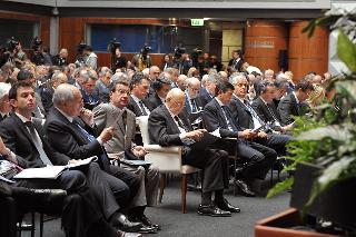 Il Presidente Giorgio Napolitano alla presentazione della Relazione per l'anno 2011 della Consob